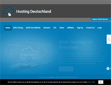 Tablet Screenshot of hostingdeutschland.com